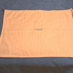 Kate Spade Pink Drawstring Purse Dust Jacket